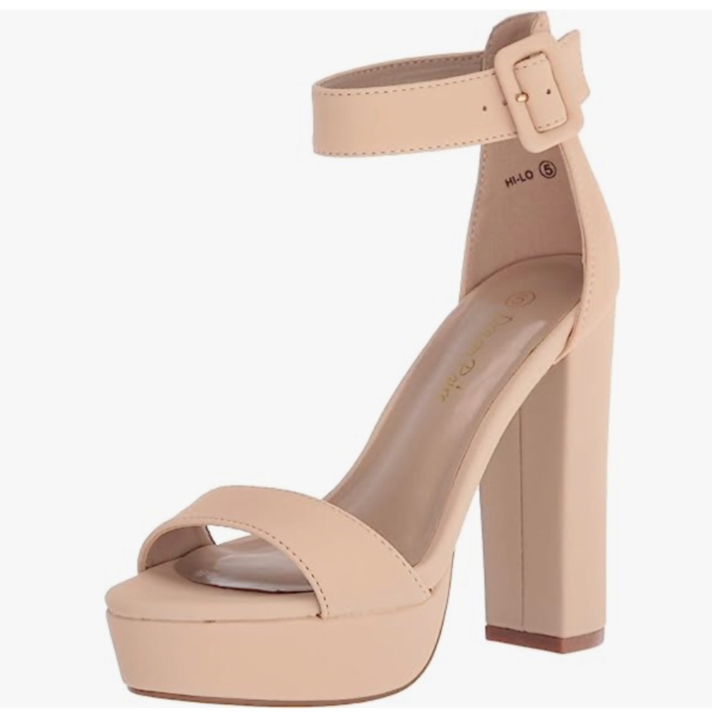 LIKE NEW / Dream Paris High Low Strappy Heel